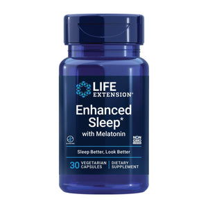 Life Extension Enhanced Sleep With Melatonin 30 Vcaps - The Oasis of Health