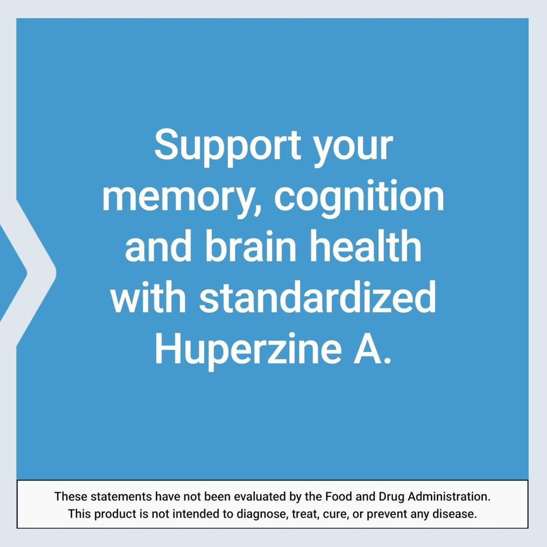 Life Extension Huperzine A, Memory Health, Cognitive Health, Chinese Club Moss Extract, Gluten - Free, Non - GMO, Vegetarian, 60 Capsules - The Oasis of Health