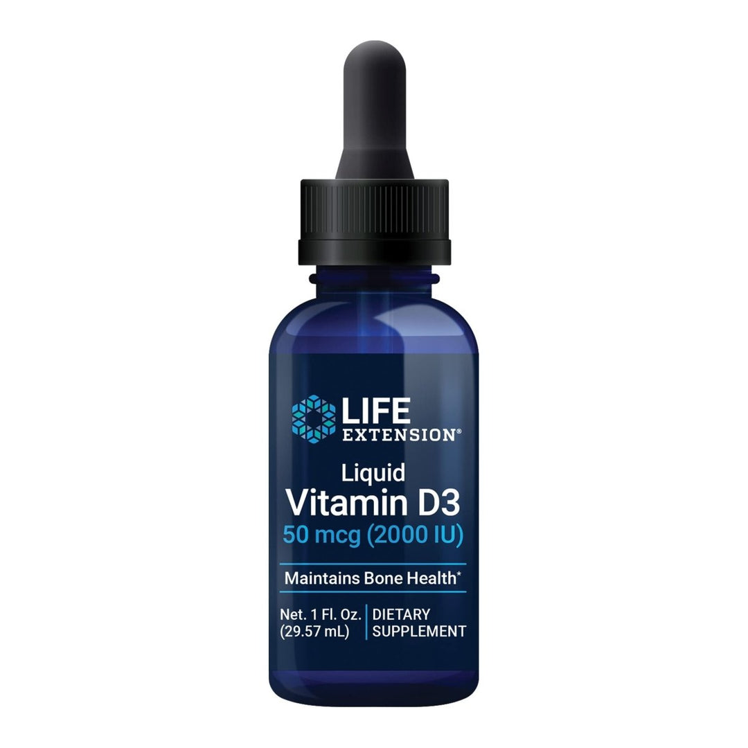 Life Extension Liquid Vitamin D3 50mcg(2000IU) - Vitamin D Supplement Unflavored Drops for Immune Support, Bone and Heart Health ? Gluten - Free, Non - GMO ? Net 1 fl. Oz. (29.57mL) - 850 Servings - The Oasis of Health