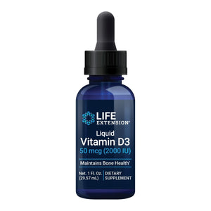 Life Extension Liquid Vitamin D3 50mcg(2000IU) - Vitamin D Supplement Unflavored Drops for Immune Support, Bone and Heart Health ? Gluten - Free, Non - GMO ? Net 1 fl. Oz. (29.57mL) - 850 Servings - The Oasis of Health
