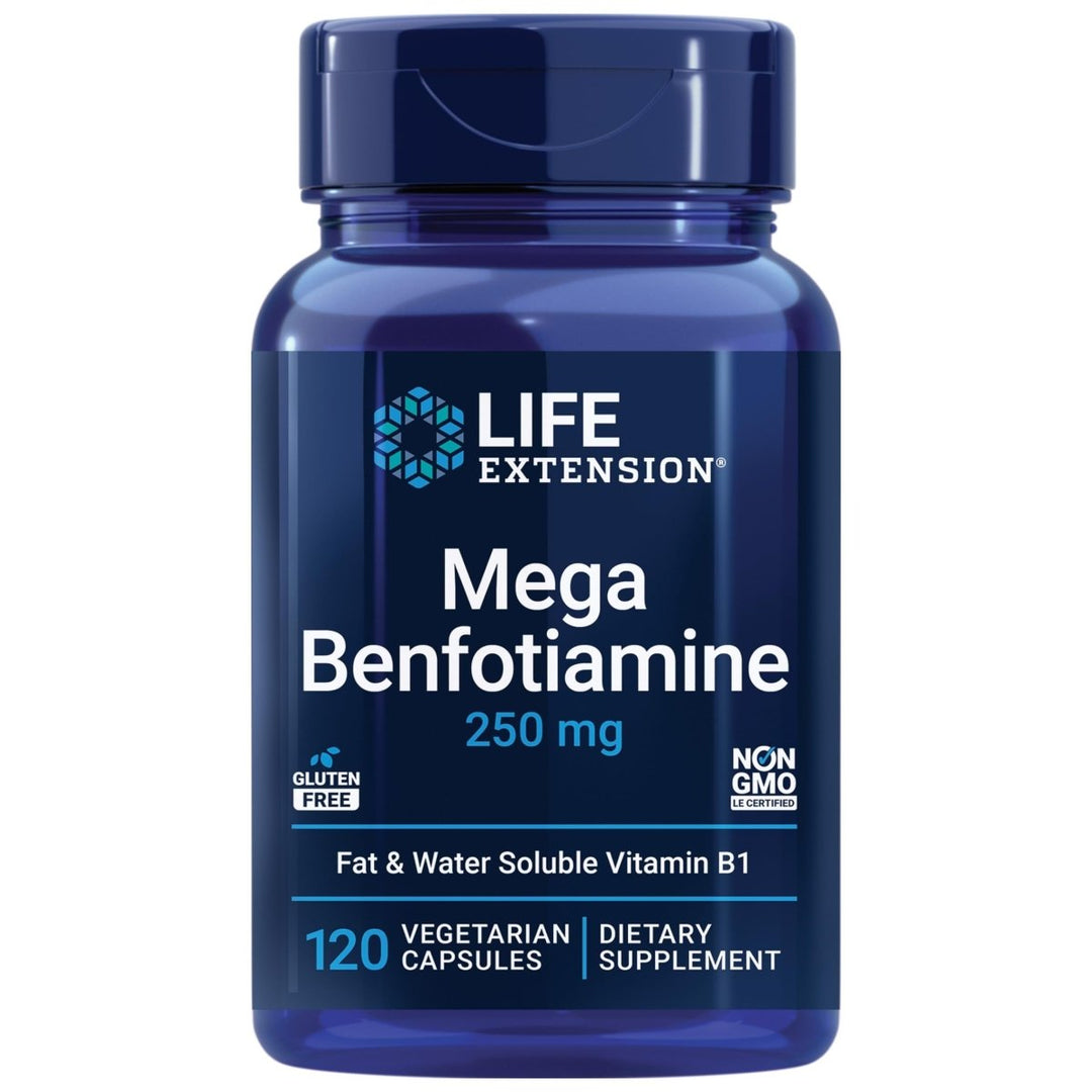 Life Extension Mega Benfotiamine 250mg 120 Vcaps - The Oasis of Health