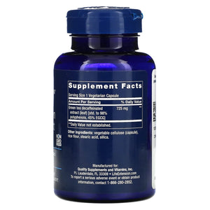 Life Extension Mega Green Tea Extract 98% Polyphenols Decaf 100 Vcaps - The Oasis of Health