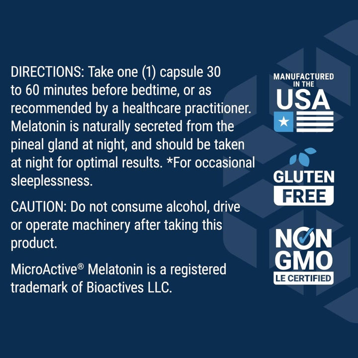Life Extension Melatonin IR/XR, 1.5 mg, immediate - and Extended - Release Formula for Optimal Sleep Support, Healthy circadian Rhythms, Cellular Defense, Gluten - Free, Non - GMO, 60 Capsules - The Oasis of Health