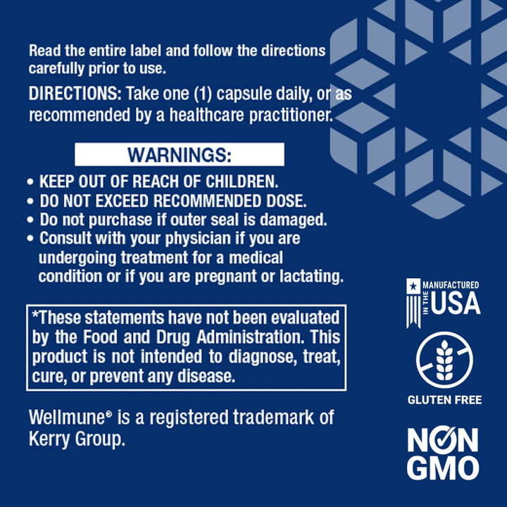 Life Extension - Mushroom Immune with Beta Glucans - 30 Vegetarian Capsules - The Oasis of Health