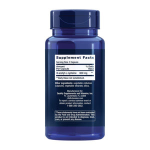 Life Extension N - Acetyl - L - Cysteine 60 Capsules - The Oasis of Health