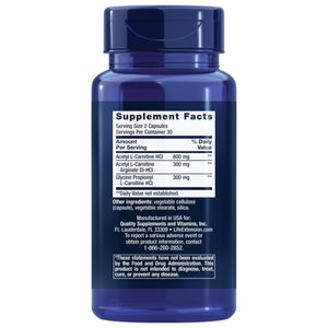 Life Extension Optimized Carnitine 60 Capsules - The Oasis of Health