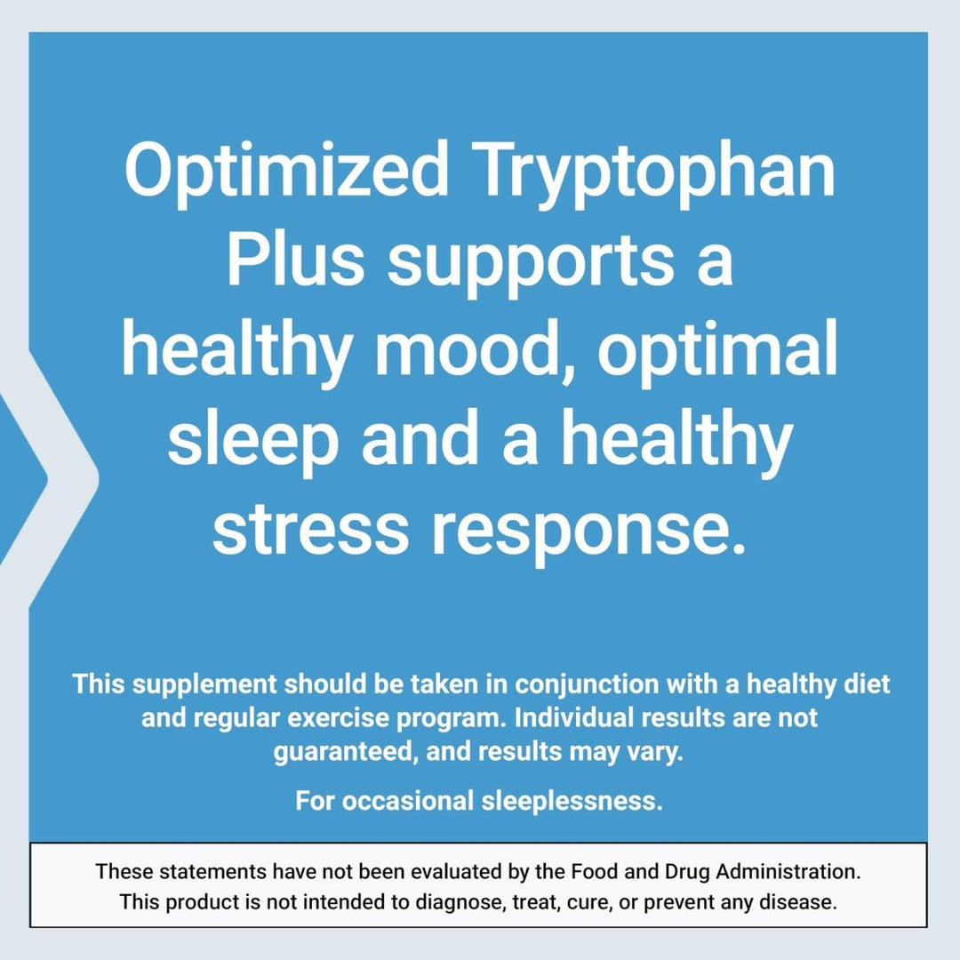 Life Extension Optimized Tryptophan Plus 1000mg - L - Tryptophan Supplement with Niacin and L - Lysine for Healthy Sleep & Stress Response – Gluten - Free, Non - GMO, Vegetarian - 90 Capsules - The Oasis of Health