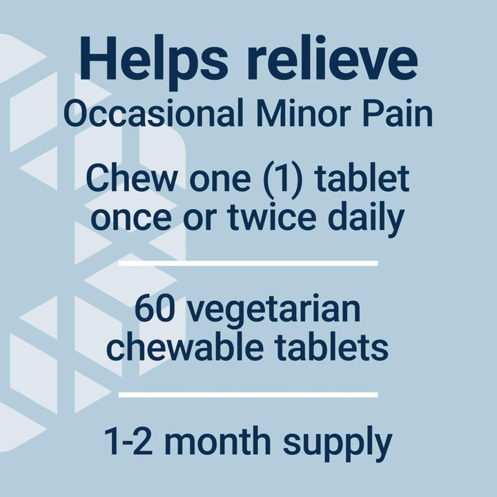 Life Extension Pea Discomfort Relief (Berry Flavor) for Occasional Minor Pain & Discomfort – Palmitoylethanolamide Supplement - Gluten - Free, Non - GMO, Vegetarian – 60 Chewable Tablets - The Oasis of Health