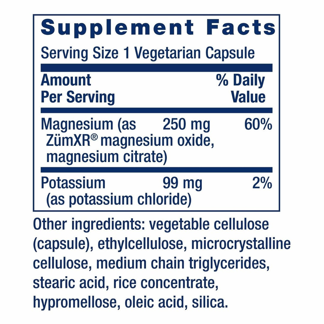 Life Extension Potassium with Extend - Release Magnesium – Heart health supplement for blood pressure support with two essential minerals – Non - GMO, vegetarian, gluten - free – 60 capsules - The Oasis of Health