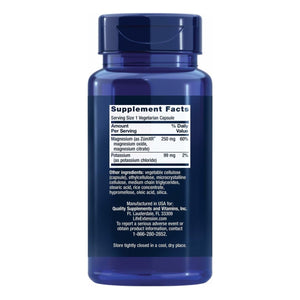 Life Extension Potassium with Extend - Release Magnesium – Heart health supplement for blood pressure support with two essential minerals – Non - GMO, vegetarian, gluten - free – 60 capsules - The Oasis of Health