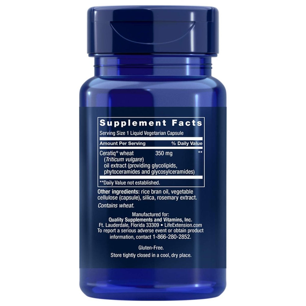 Life Extension Skin Restoring Ceramides, 30 capsules - Pack of 3 - The Oasis of Health