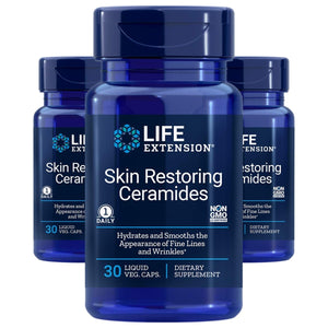 Life Extension Skin Restoring Ceramides, 30 capsules - Pack of 3 - The Oasis of Health