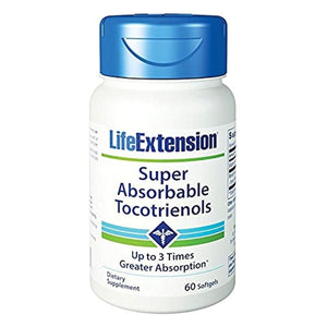 Life Extension - Super - Absorbable Tocotrienols - 60 Gels (Pack of 3) - The Oasis of Health
