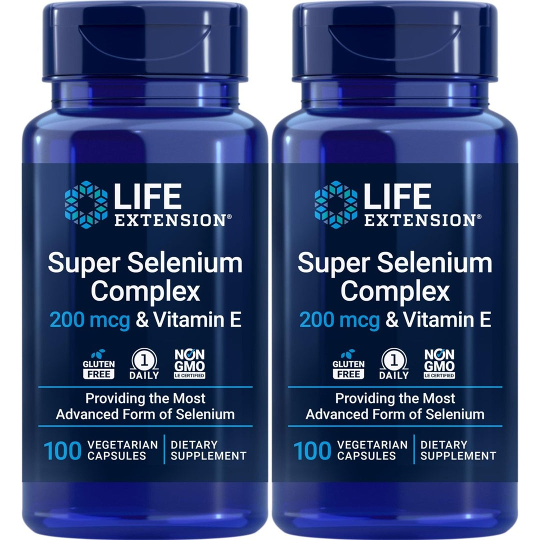 Life Extension - Super Selenium Complex & Vitamin E - 200 Mcg - 100 Vcaps (200 VCAPS) by Life Extension (2) - The Oasis of Health