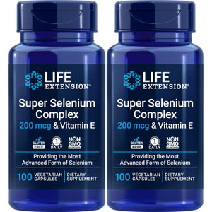 Life Extension - Super Selenium Complex & Vitamin E - 200 Mcg - 100 Vcaps (200 VCAPS) by Life Extension (2) - The Oasis of Health