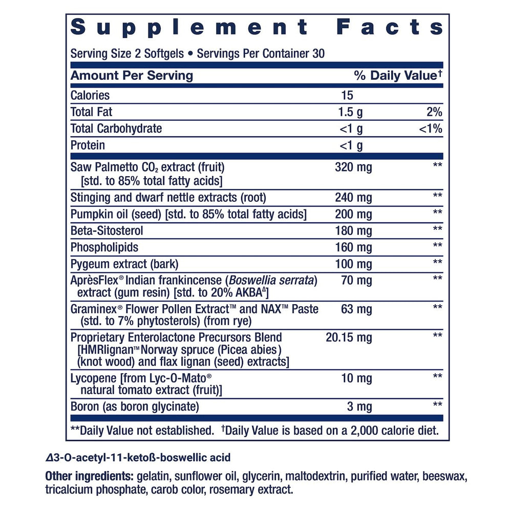Life Extension Ultra Prostate Formula 60 Softgels - The Oasis of Health