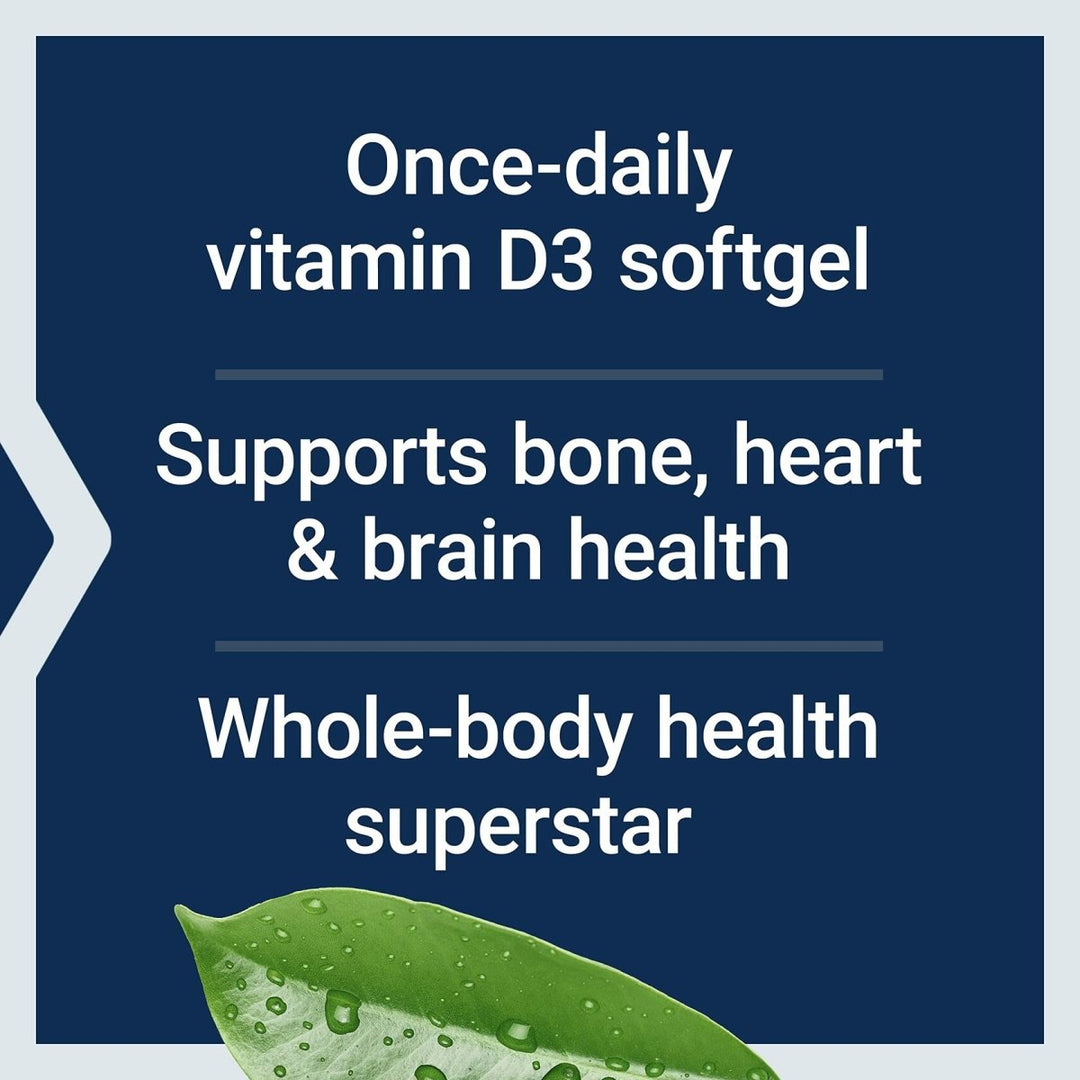 Life Extension Vitamin D3 125 Mcg (5000 Iu) – Promotes Bone Health, Brain Health and Immune Function – Non - GMO – Gluten - Free – Two Pack – 2 x 60 Softgels - The Oasis of Health