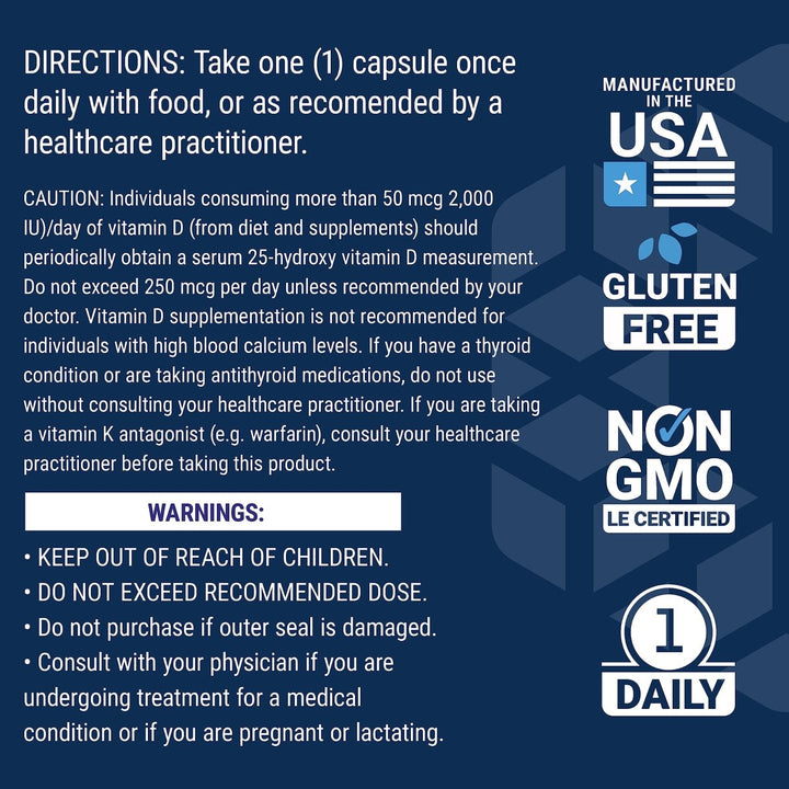 Life Extension Vitamins D and K with Sea - Iodine 60 Capsules - The Oasis of Health