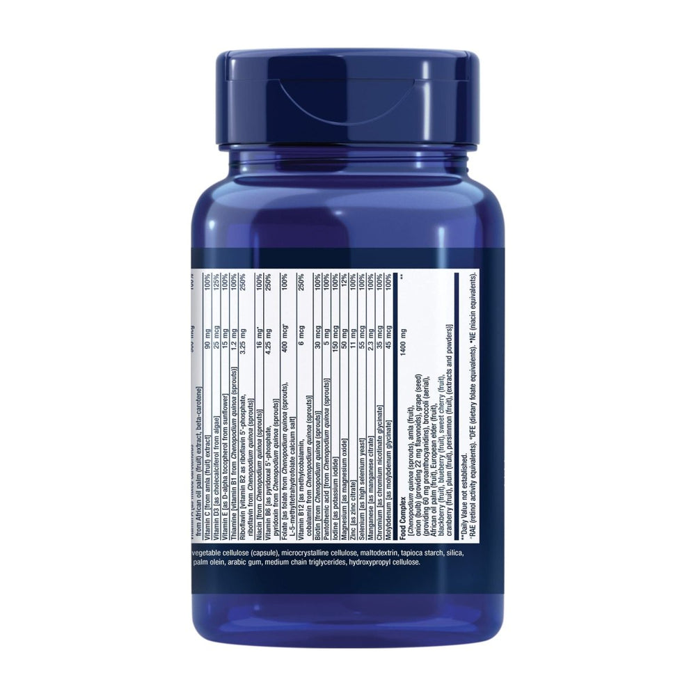 Life Extension Whole Food Multivitamin, Plant - derived Vitamin D3, A, B, C & E, Plus Minerals, Plant extracts, Stay Healthy from Head to Toe, Gluten - Free, Non - GMO, Vegetarian, 90 Capsules - The Oasis of Health