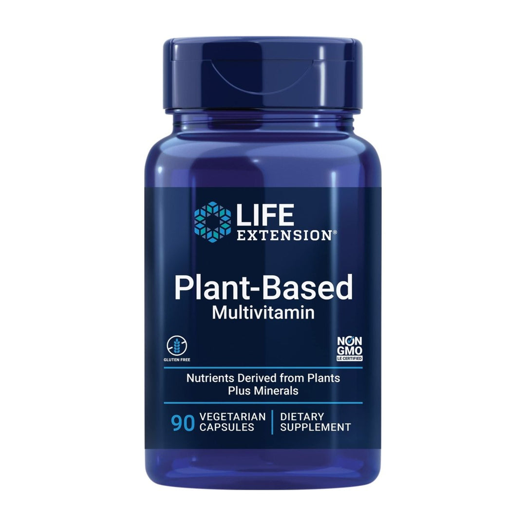 Life Extension Whole Food Multivitamin, Plant - derived Vitamin D3, A, B, C & E, Plus Minerals, Plant extracts, Stay Healthy from Head to Toe, Gluten - Free, Non - GMO, Vegetarian, 90 Capsules - The Oasis of Health