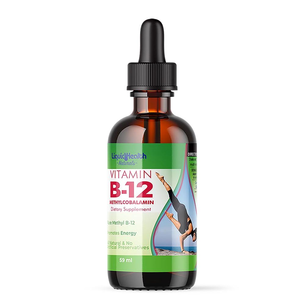 LiquidHealth - Vitamin B12 Drops - 2.03 fl. oz. - The Oasis of Health