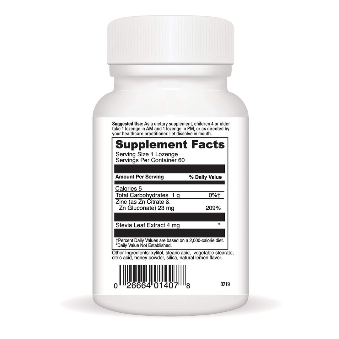 Little DaVinci Immuni - z - Kids Zinc Lozenge to Support Immune Health, Throat Tissue, Brain Health and Development, Sleep and Focus* - with Zinc Citrate and More - Lemon Flavor - 60 Lozenges - The Oasis of Health