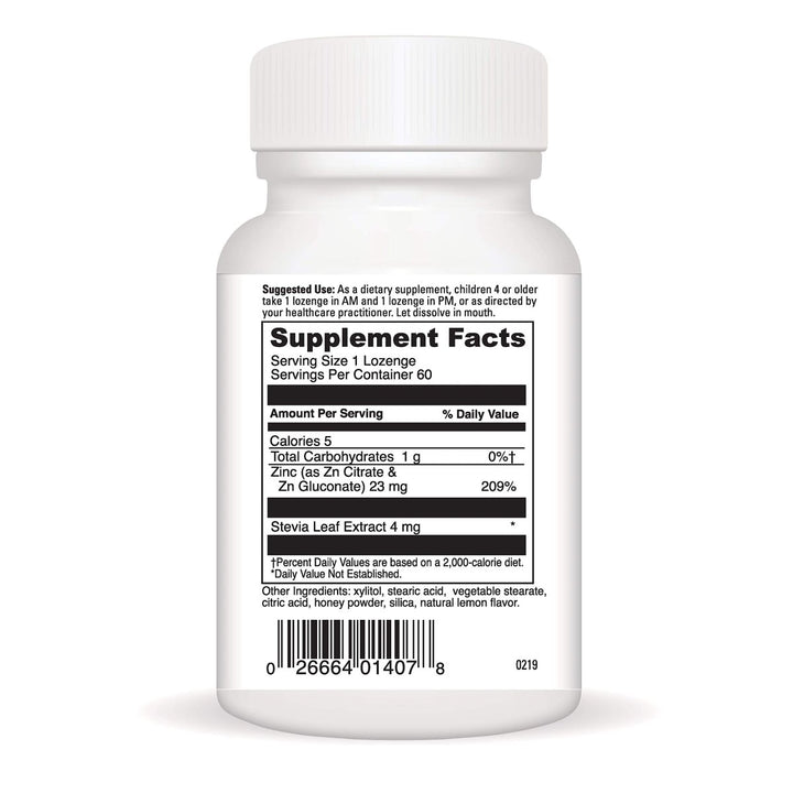 Little DaVinci Immuni - z - Kids Zinc Lozenge to Support Immune Health, Throat Tissue, Brain Health and Development, Sleep and Focus* - with Zinc Citrate and More - Lemon Flavor - 60 Lozenges - The Oasis of Health