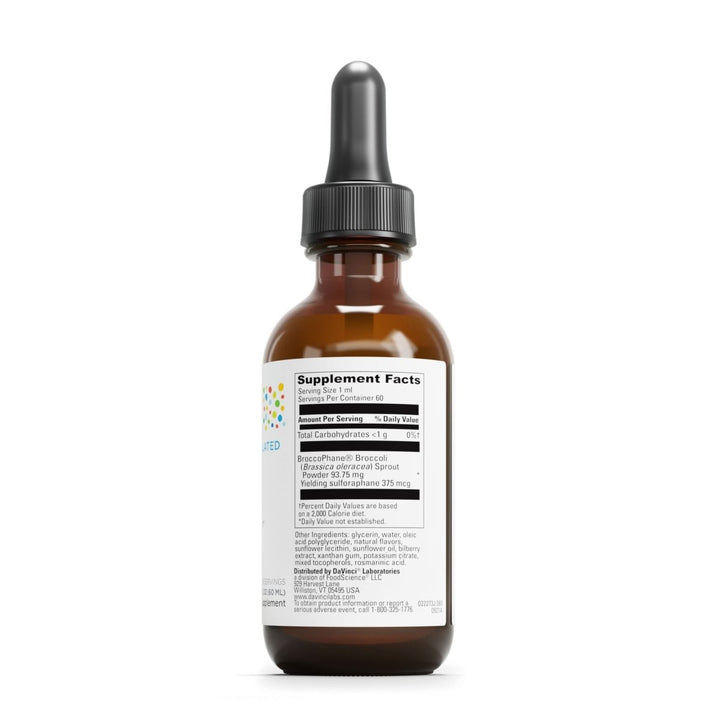 Little DaVinci Sync Up - Liquid Supplement for Kids to Support Cognitive Function, Social Interaction, Focus and Immune Response* - With Sunflower Lecithin and More - Berry Flavor - 60 ml, 60 Servings - The Oasis of Health