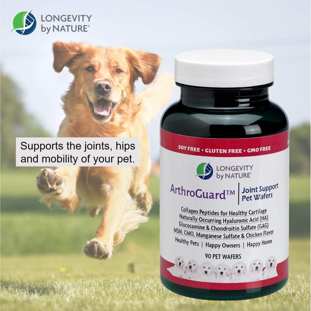 Longevity by Nature - ArthroGuard Joint Support Pet Wafers - 90 Wafers - The Oasis of Health