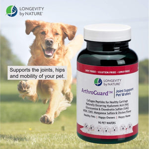 Longevity by Nature - ArthroGuard Joint Support Pet Wafers - 90 Wafers - The Oasis of Health