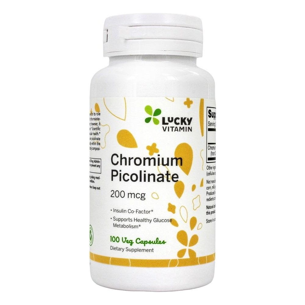 Lucky Brand - *** CHROM PIC 200MCG 100 VCAPS - The Oasis of Health