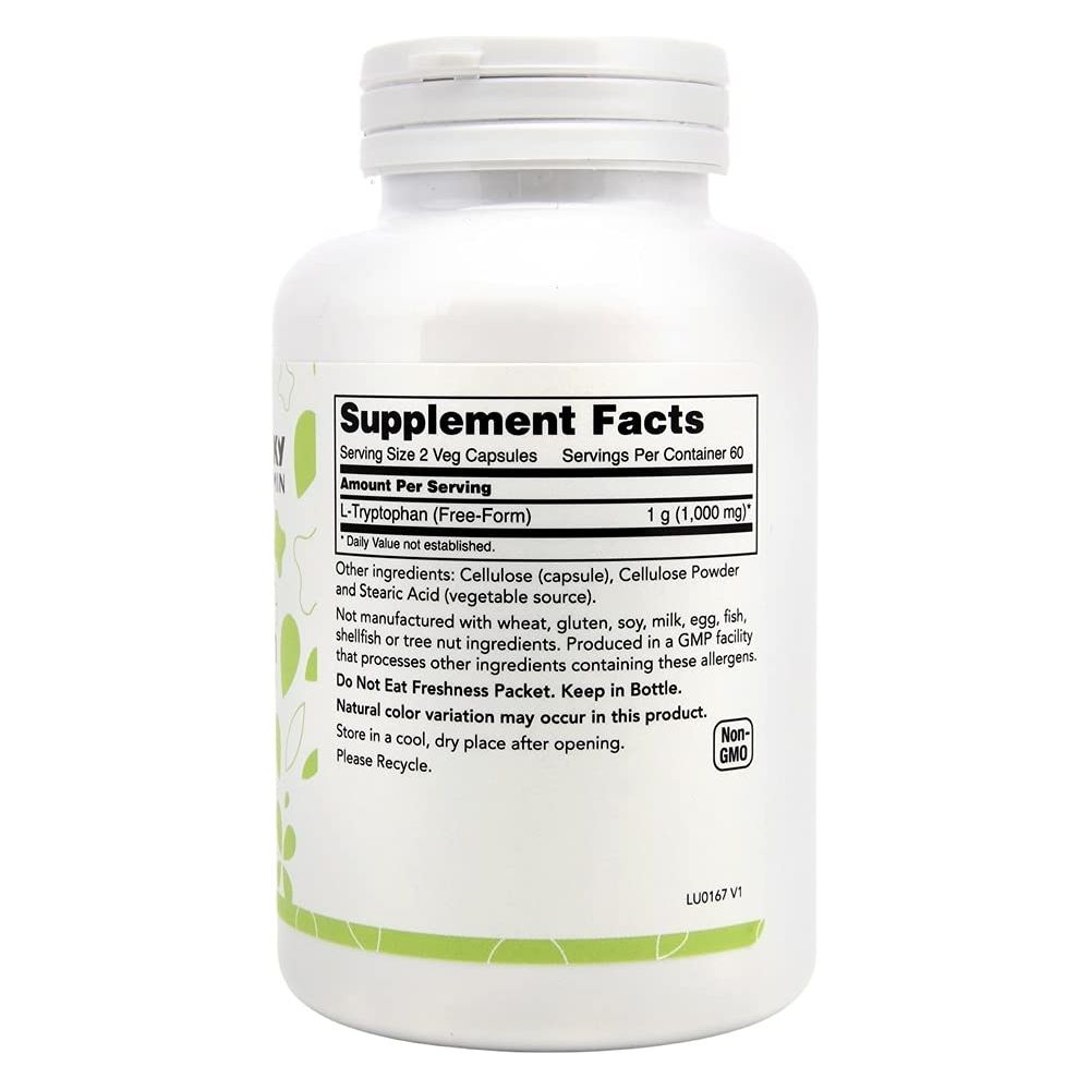 Lucky Brand - L - TRYPTOPHAN 500MG 120 VCAPS - The Oasis of Health