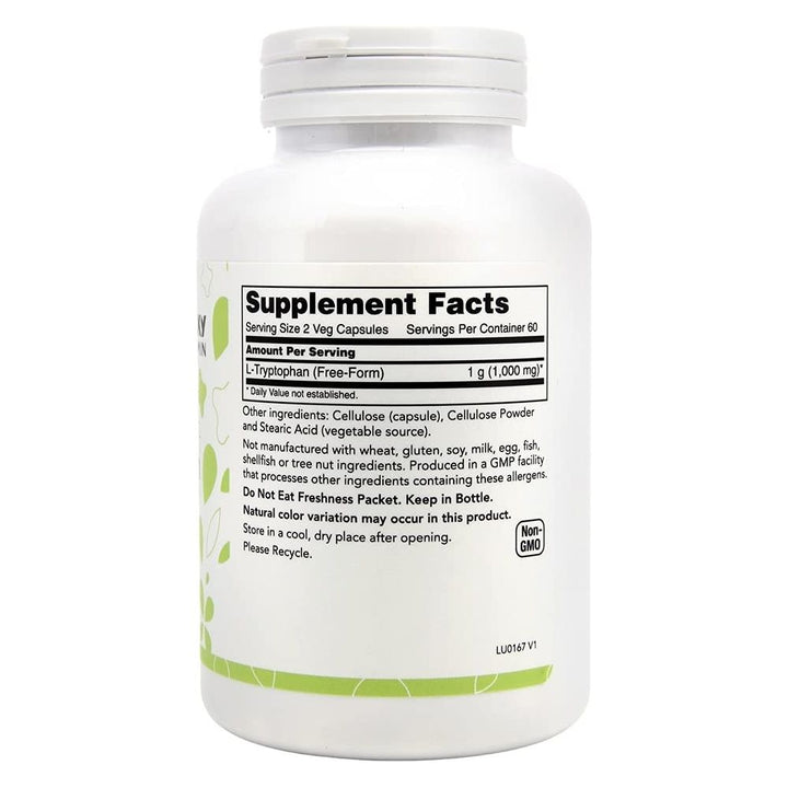 Lucky Brand - L - TRYPTOPHAN 500MG 120 VCAPS - The Oasis of Health