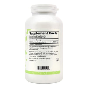 Lucky Brand - M.S.M 1000mg 240 VCAPS - The Oasis of Health