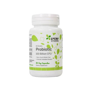 Lucky Brand - PROBIOTIC - 10 100 BILLION 30 VCAPS - The Oasis of Health
