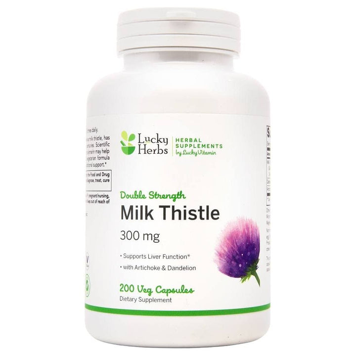 Lucky Brand - SILYMARIN MILK THISTLE 300mg 200 VCAPS - The Oasis of Health