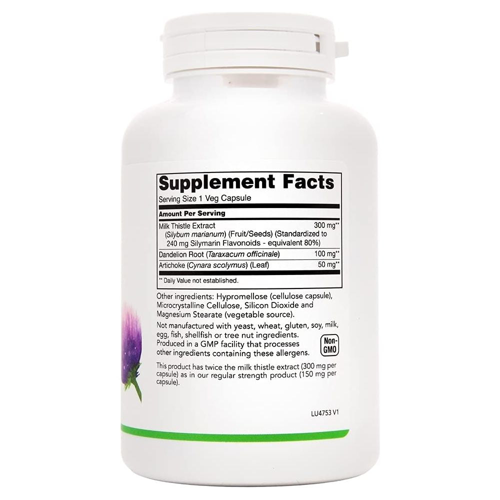 Lucky Brand - SILYMARIN MILK THISTLE 300mg 200 VCAPS - The Oasis of Health