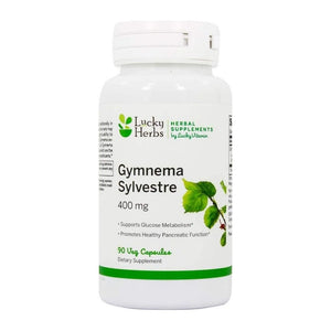 Lucky Herbs Gymnema Sylvestre 400 mg 90 Vcaps - The Oasis of Health