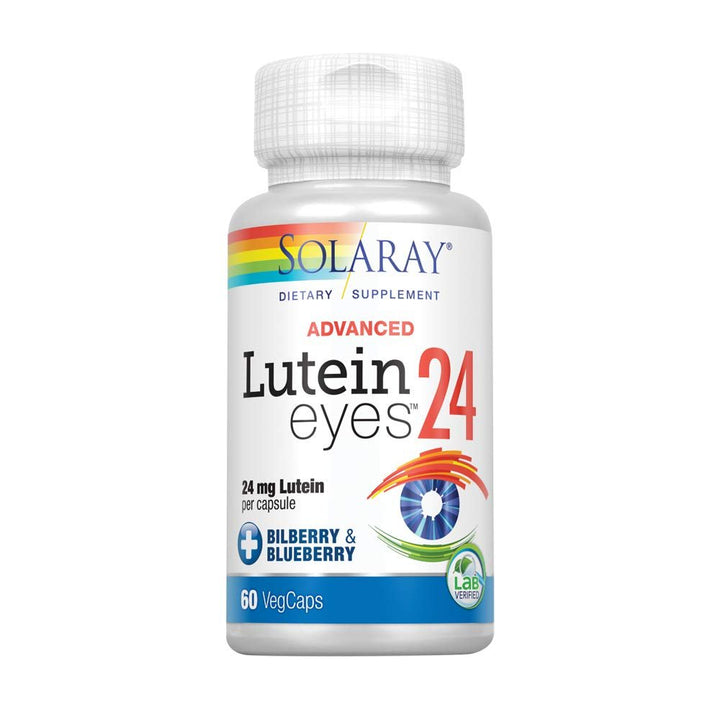 Lutein Eyes Advanced 60 Caps 24 mg By Solaray - The Oasis of Health