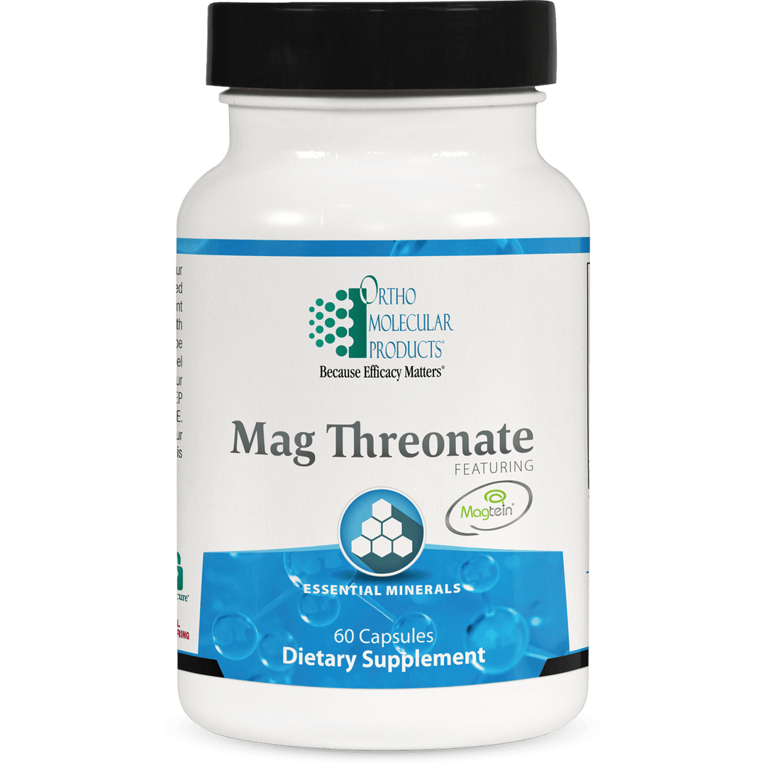Mag Threonate Ortho Molecular Products 60 Capsules - The Oasis of Health