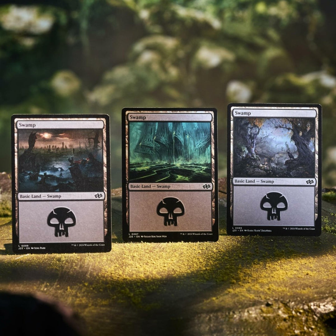 Magic: The Gathering 2025 Land Station (400 Basic Land Cards) - The Oasis of Health