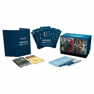 Magic: The Gathering Ravnica: Clue Edition - 3 - 4 Player Murder Mystery Card Game (Includes 8 Ready - to - Play Boosters, 21 Evidence Cards, 1 Foil Shock Land, and Detective Game Accessories) - The Oasis of Health