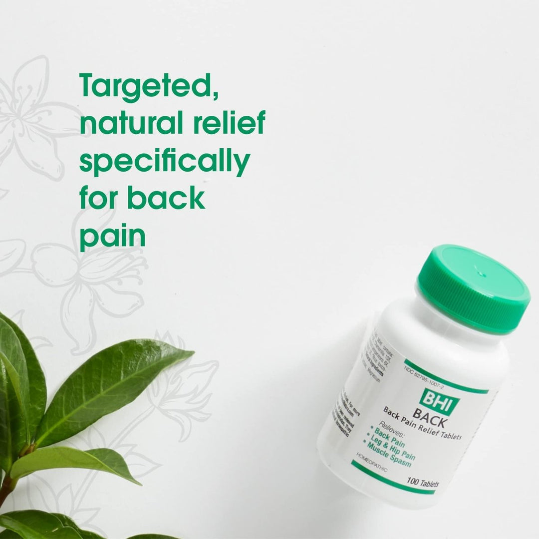 MediNatura BHI Back 100 Tabs - The Oasis of Health