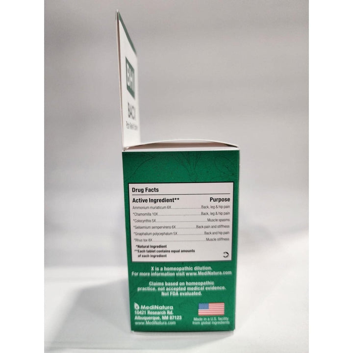 MediNatura BHI Back 100 Tabs - The Oasis of Health