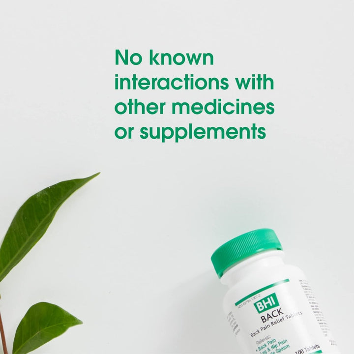 MediNatura BHI Back 100 Tabs - The Oasis of Health