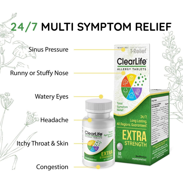 Medinatura ClearLife Allergy Extra Strength 60 Tablets - The Oasis of Health