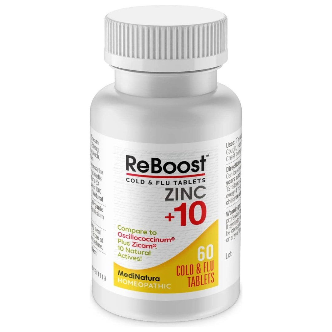 MediNatura Reboost Cold/Flu Lemon 60 Tablets - The Oasis of Health