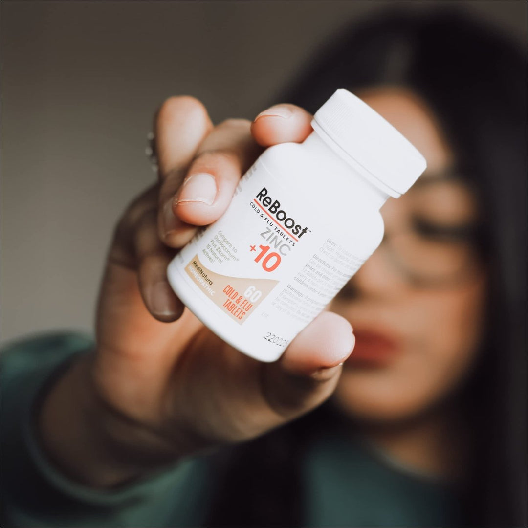 MediNatura Reboost Cold/Flu Lemon 60 Tablets - The Oasis of Health