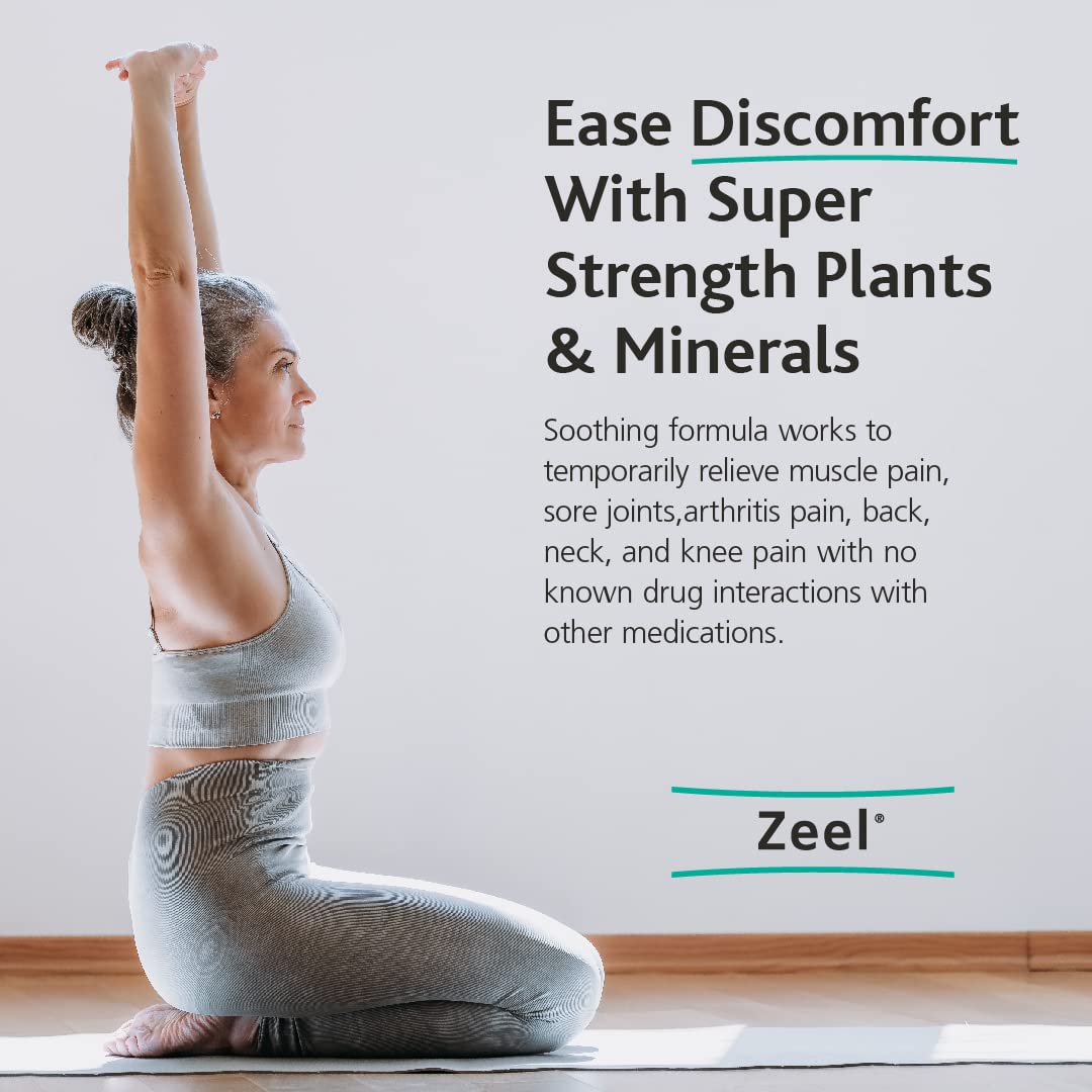 MediNatura Zeel Homeopathic Support Helps Relieve Pain & Stiffness Around Joints - Arnica + 14 Active Natural Ingredients - 100 Tablets - The Oasis of Health
