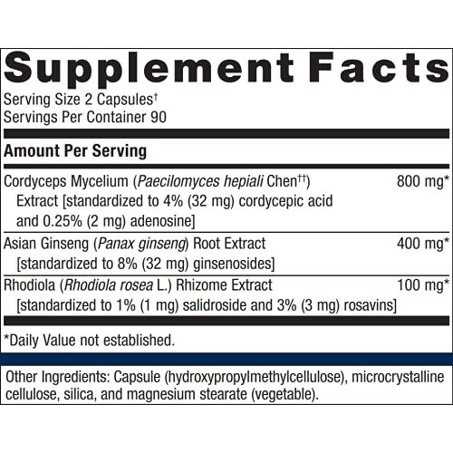 Metagenics Adreset Supplement with Cordyceps, Adaptogens and Ginseng to Help Relieve Stress Related Fatigue - 90 Servings - The Oasis of Health